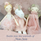 MON AMI Charlotte The Ballerina 15-Inch Stuffed Doll, Plush Gift Girls