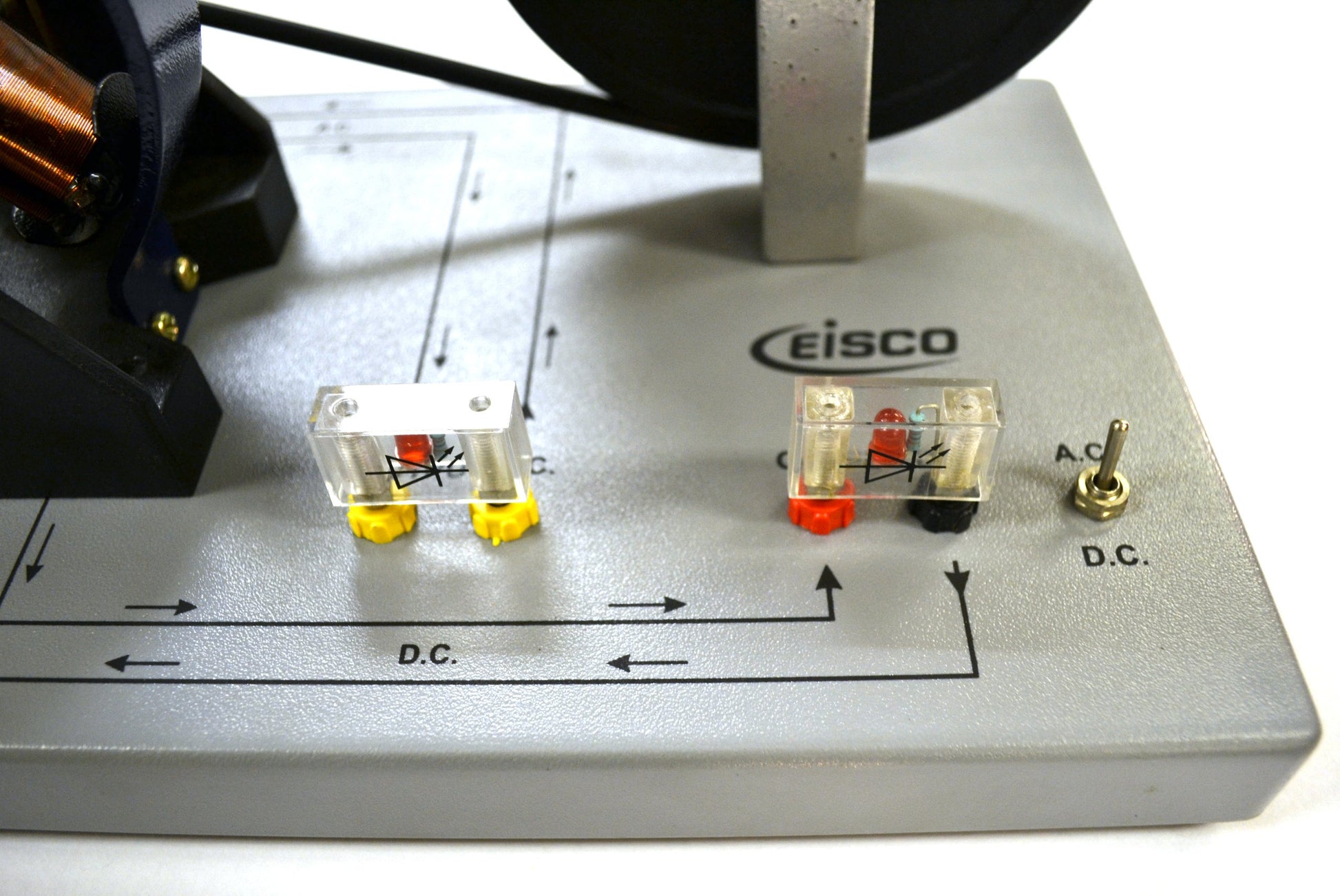 Eisco Labs Demonstration Motor Generator Activity Model (AC/DC) - Hand Powered