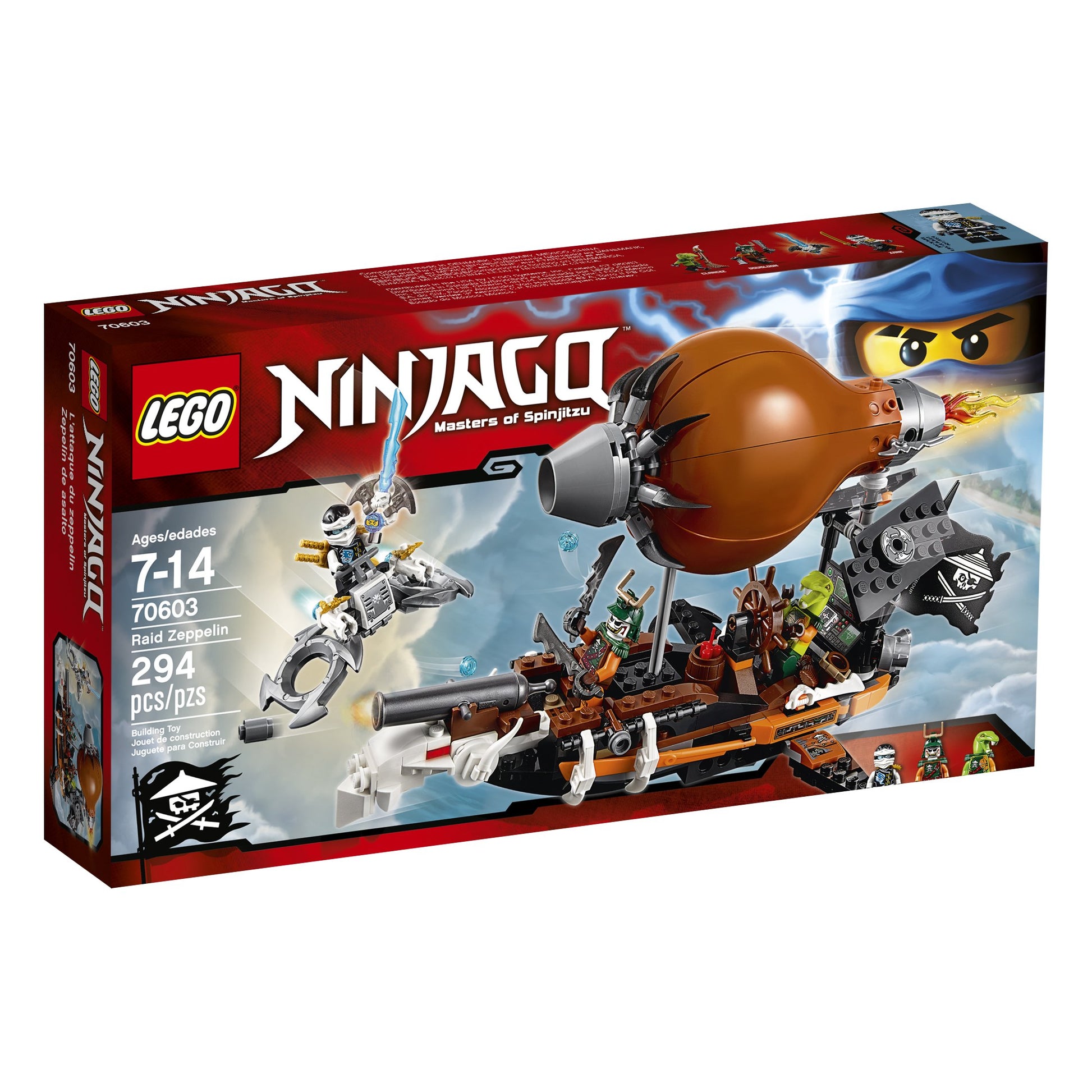 LEGO Ninjago Raid Zeppelin 70603 Building Kit (294 Piece)