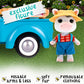 Honey Bee Acres Buzzby Farm Truck Vehicle with Miniature Doll Figure, 10 Pieces, Ages 3+