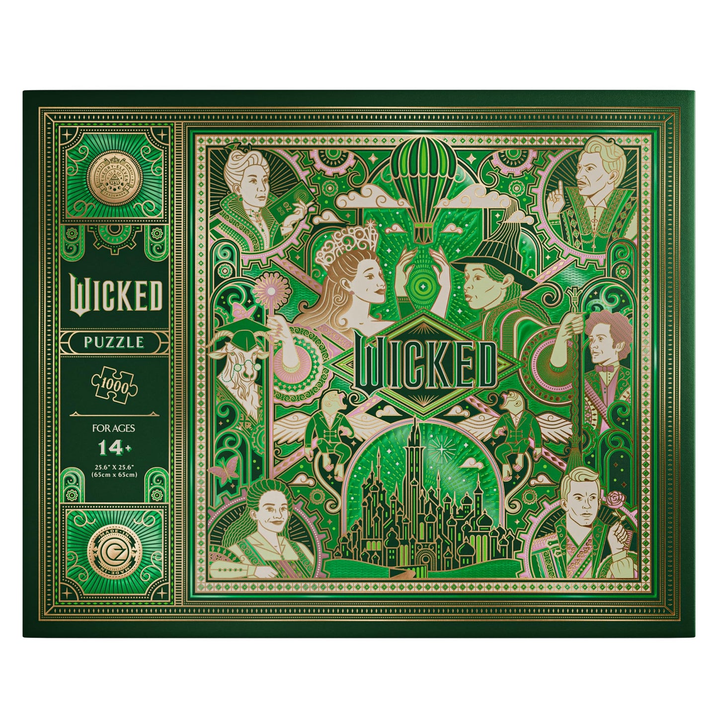 theory11 Wicked Jigsaw Puzzle 1,000 Piece Jigsaw Puzzle - Officially Licensed Wicked Merchandise & Collectibles - Precision Fit and Premium Quality