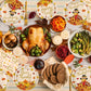 150 Pcs Thanksgiving Plates and Napkins Sets - Happy Thanksgiving Round Tableware, Disposable Fall Turkey Give Thanks Paper Dinner Dessert Plates