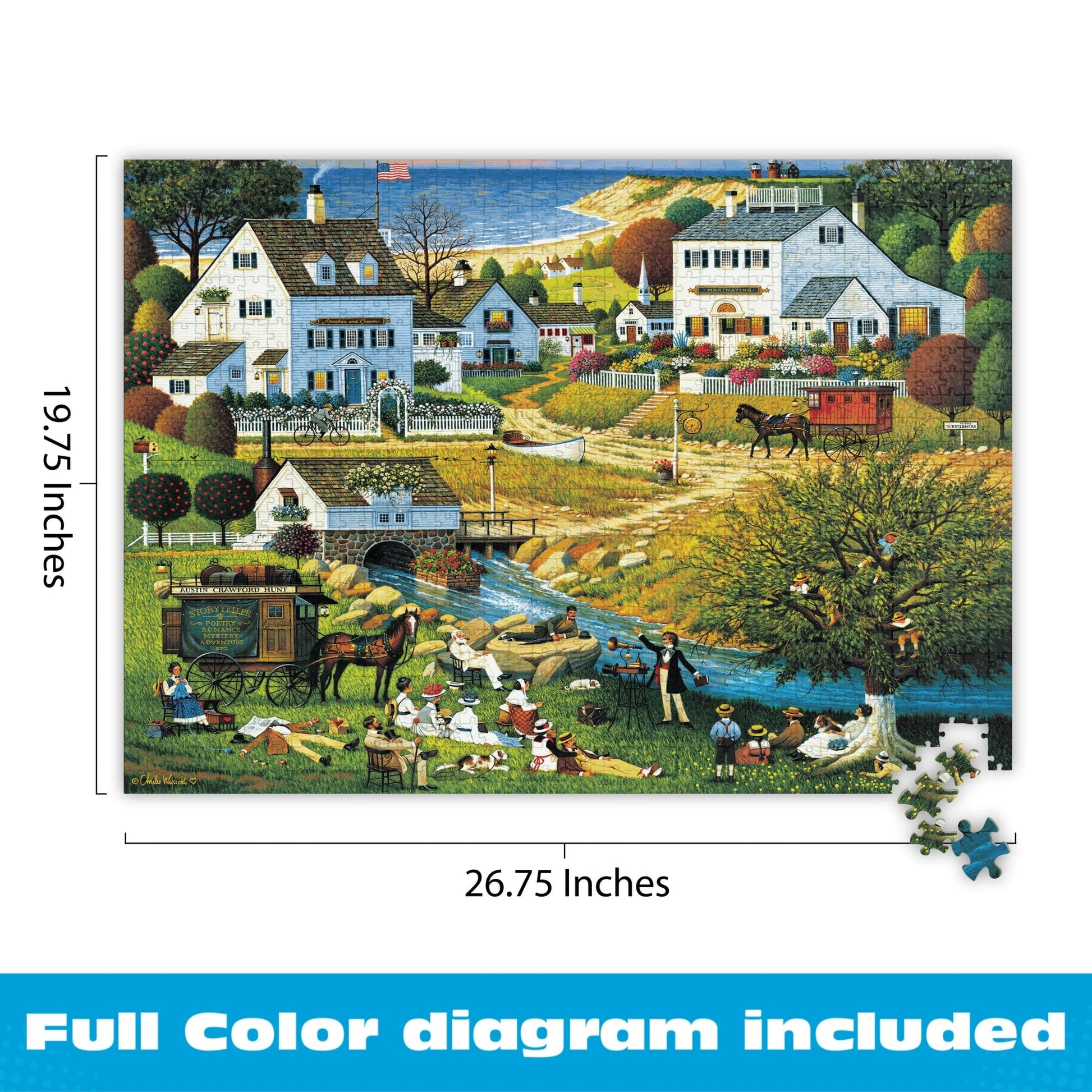 Buffalo Games - Charles Wysocki Hound of The Baskervilles 1000 Piece Puzzle