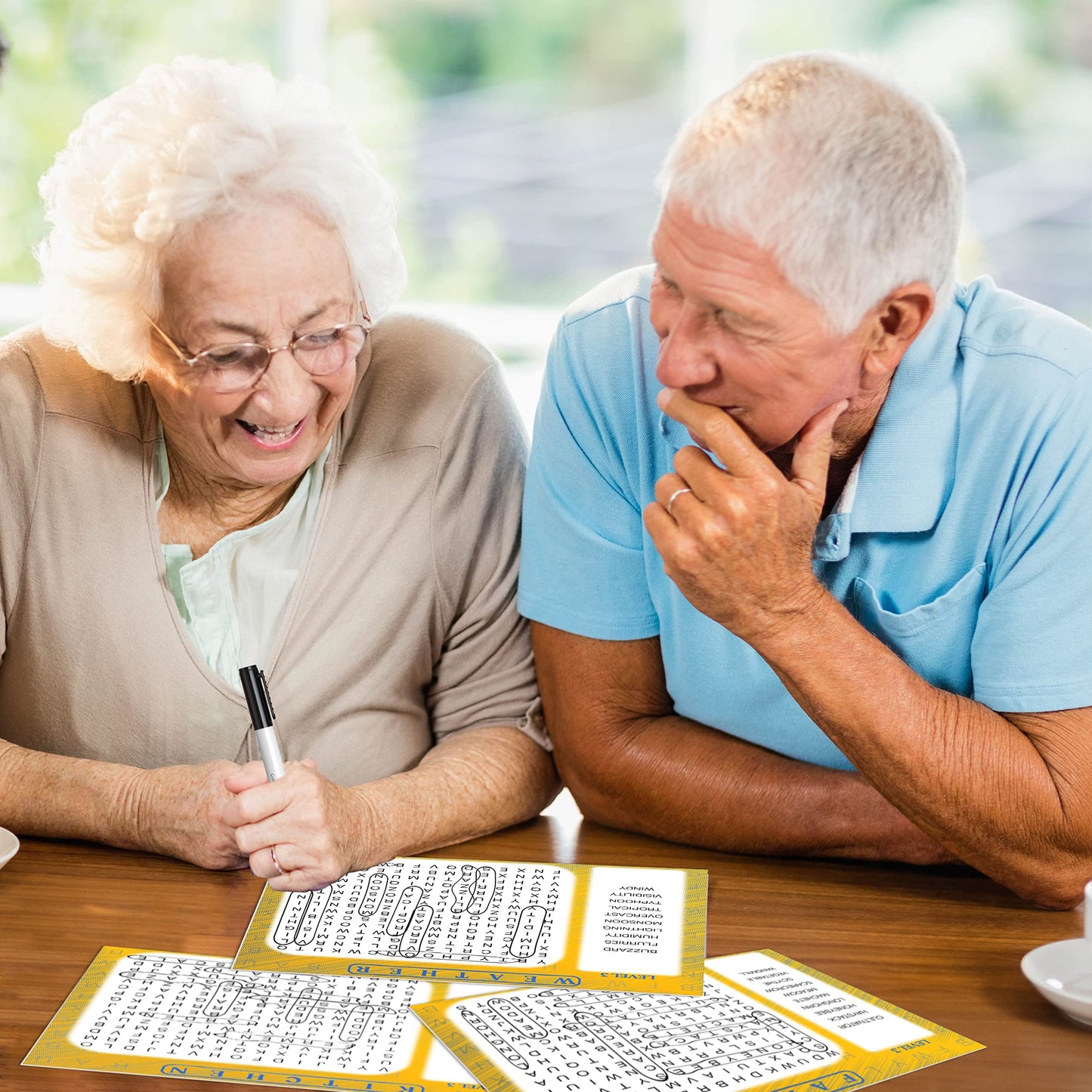 Keeping Busy Word Search 3 Dementia Activities for Seniors | Alzheimer Products for Elderly Patients | Fun Memory Game Toy & Cognitive Brain Puzzle