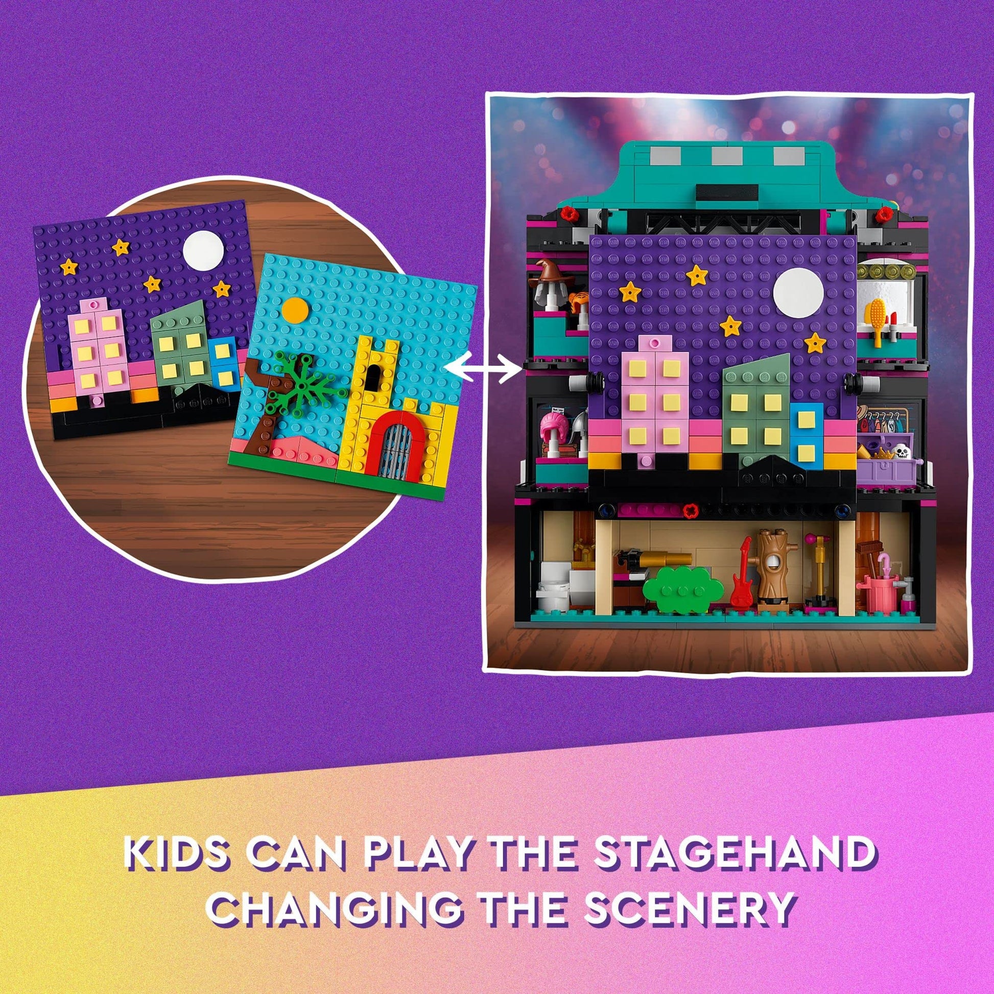 LEGO Friends Andrea's Theater School Playset, 41714 Creative Pretend Play Theater Toy, Gift Idea for Kids Girls Boys 8+ Years Old, Theater with