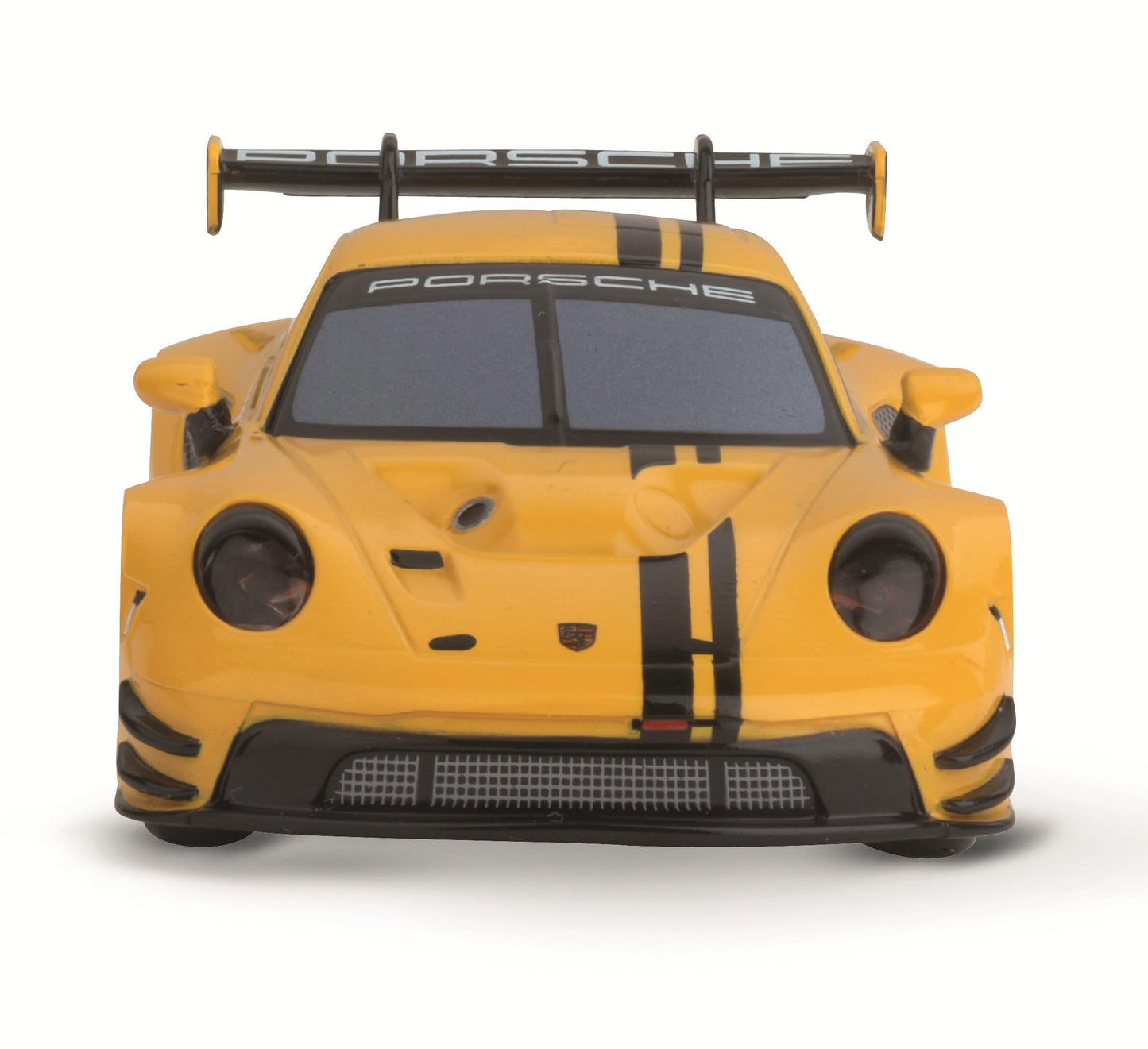 Carrera Hybrid Racing Car Porsche 911 GT3 R Speed Yellow 1:50 Scale Front and Rear Lights USB-C Rechargeable RC Additional Vehicle