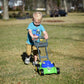 Bubble N Go Lawn Bubble Mower for Toddlers, Bubble Blowing Machines, Indoor/Outdoor Gardening Toy, Birthday Party, No Batteries Required, Includes