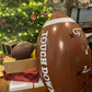 GiftExpress 40" Giant Jumbo Inflatable Football with Tee Set for Football Party, Gameday, American Sport Themed Decorations, Super Fun Football Games