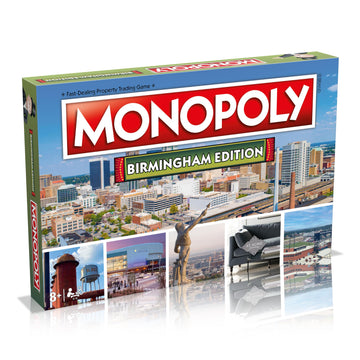 Monopoly Board Game Birmingham Edition: 2-6 Players Family Board Games for Kids and Adults, Board Games for Kids 8 and up, for Kids and Adults, Ideal