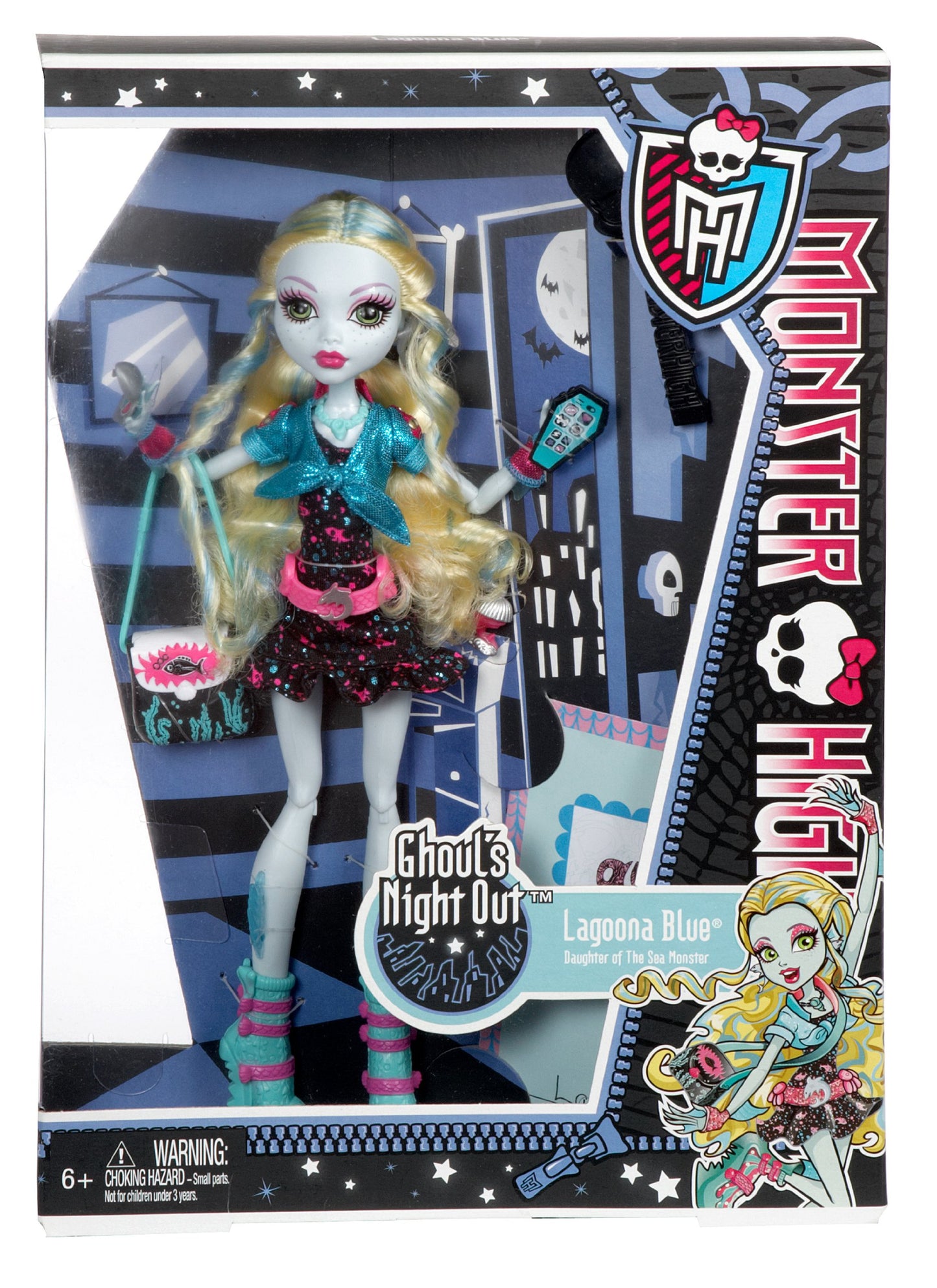 Monster High Ghouls Night Out Lagoona Blue Doll