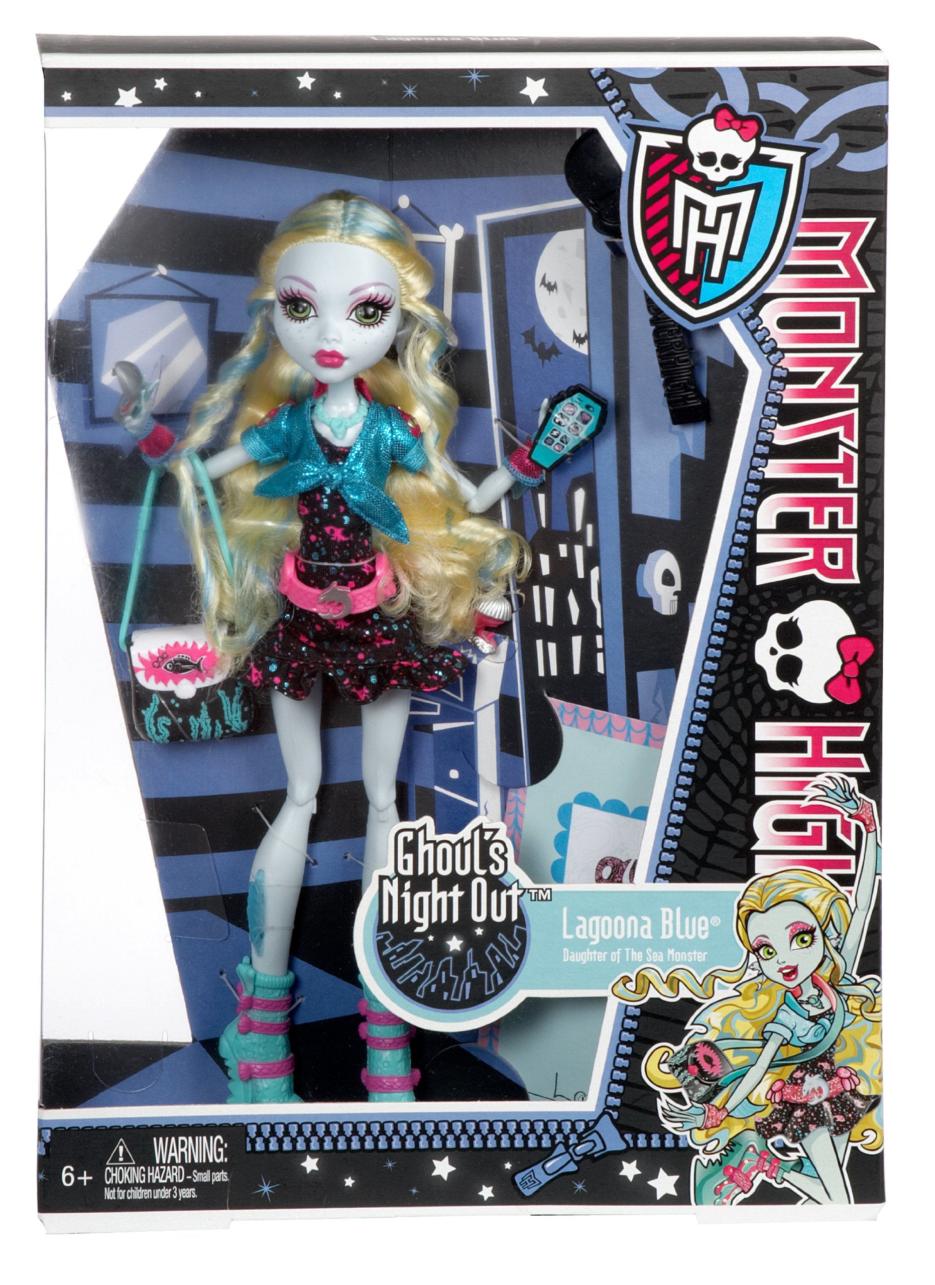 Monster High Ghouls Night Out Lagoona Blue Doll