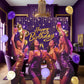 Purple and Gold Birthday Decorations for Women,Party Supplies with Happy Birthday Backdrop,Balloon Garland Arch Kit For Girls
