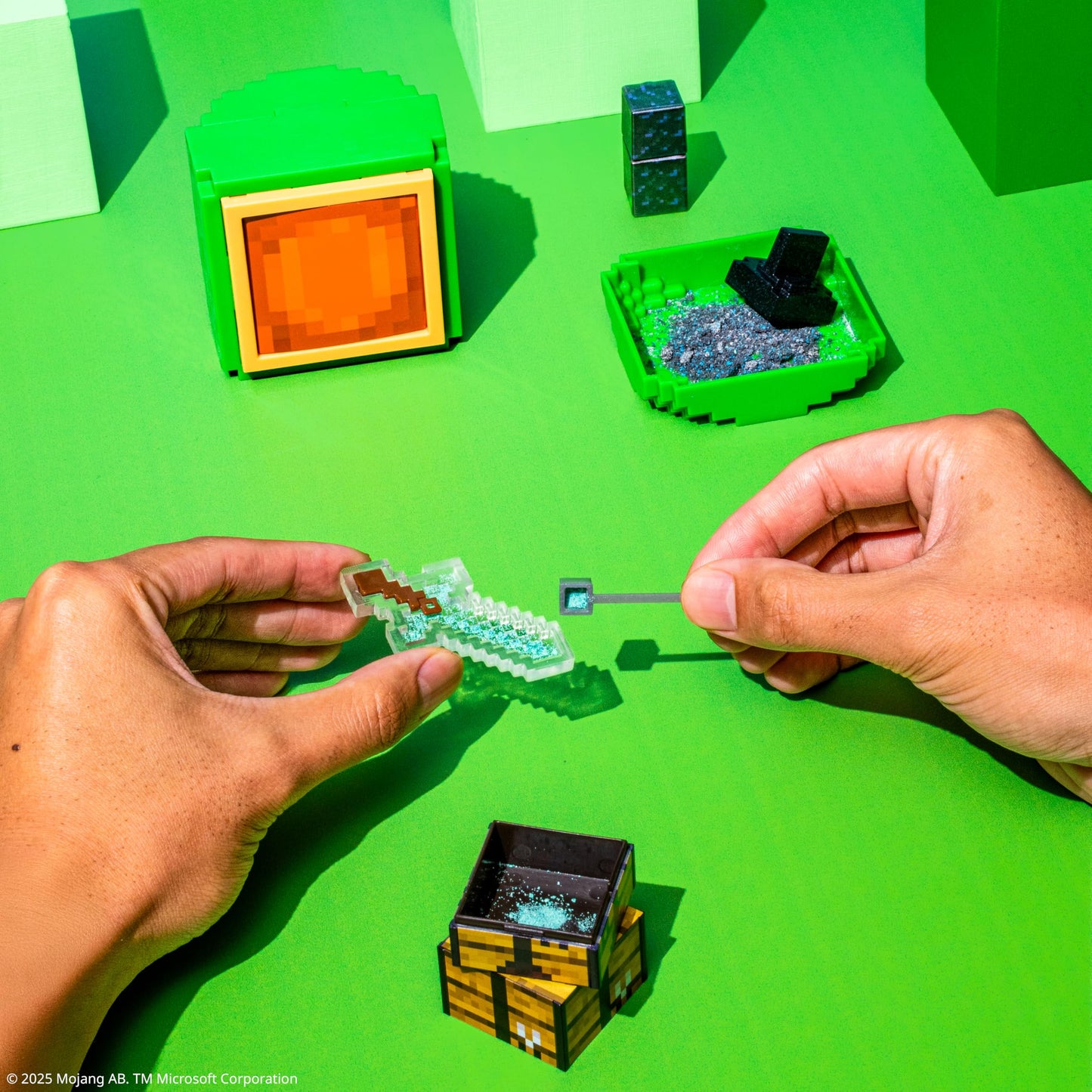 MGA's Miniverse Make It Mini Minecraft, Minecraft, Crafting, Mining, Pixel, Tools, Animals, Blind Packaging, DIY, NOT Edible, Collectors, Gifts, 8+