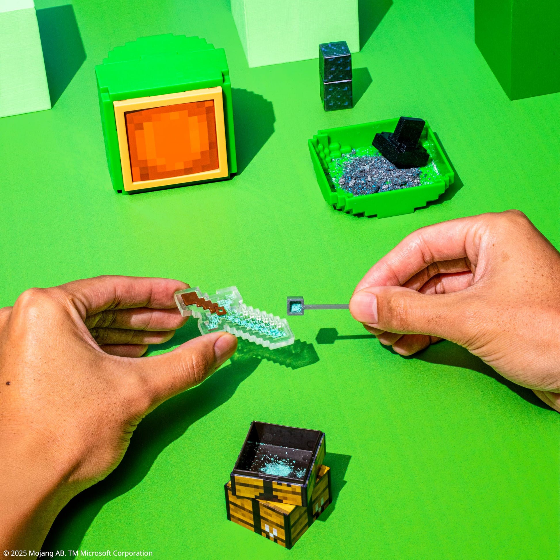MGA's Miniverse Make It Mini Minecraft, Minecraft, Crafting, Mining, Pixel, Tools, Animals, Blind Packaging, DIY, NOT Edible, Collectors, Gifts, 8+