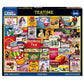 White Mountain 1000 Piece Jigsaw Puzzle Vintage Tea Collage, Teatime