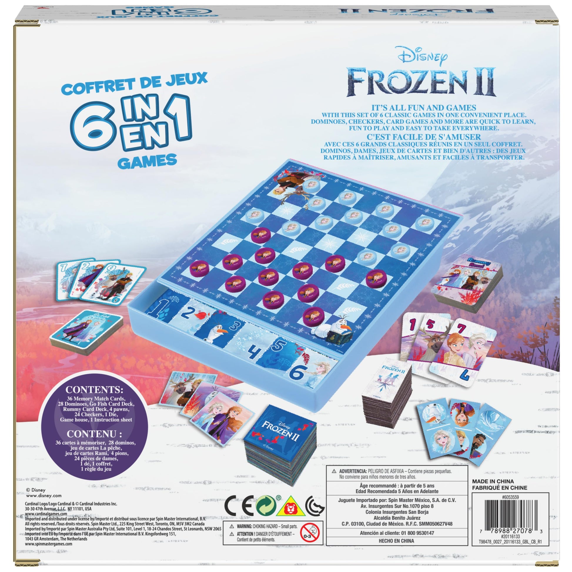Disney Frozen 2 6-in-1 Game House for Kids and Families