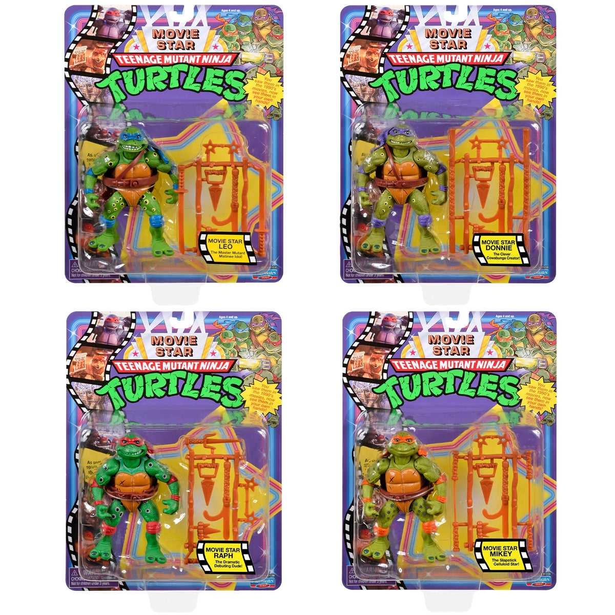TMNT Classic Movie Star Soft Bundle