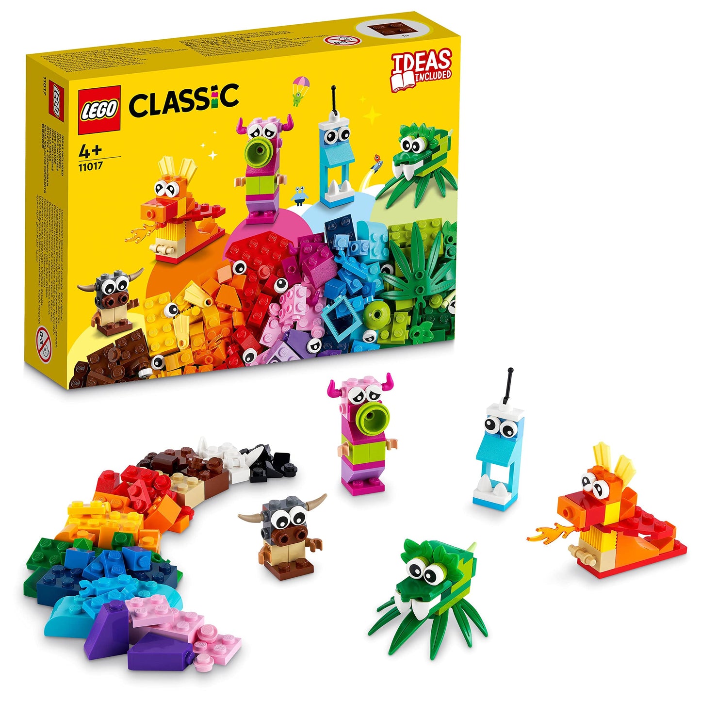 LEGO® Classic Creative Monsters 11017 Building Kit;Monster Toy