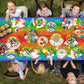 Rainbow Birthday Party Supplies Rainbow Theme Party Decorations for Boy, Include Tablecloth Banner Plate Napkin Cups