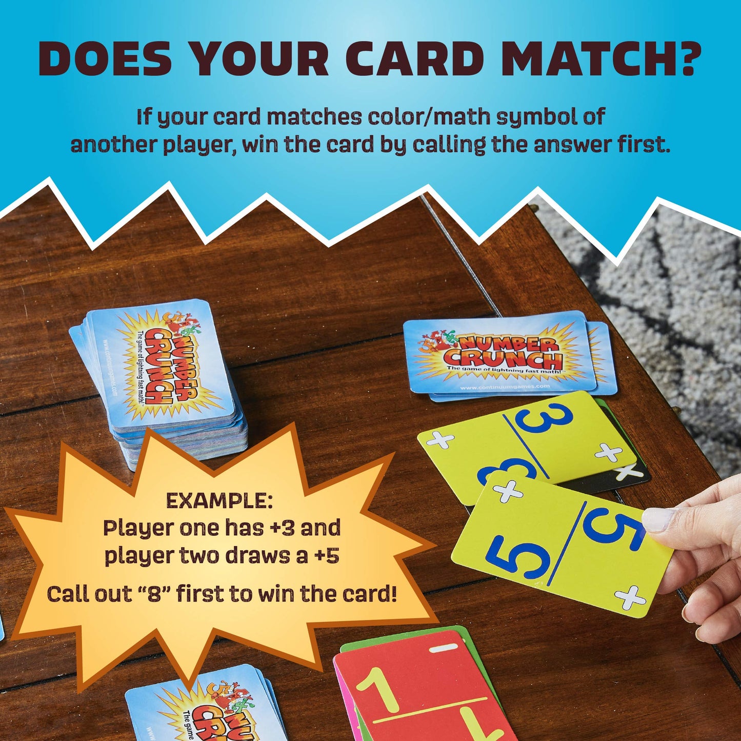 Continuum Games Learning Number Crunch Lightning Fast Math Games for Kids, Practice and Learn Addition, Subtraction, Multiplication & Division