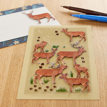 Recollections Deer Stickers, 12 Pack