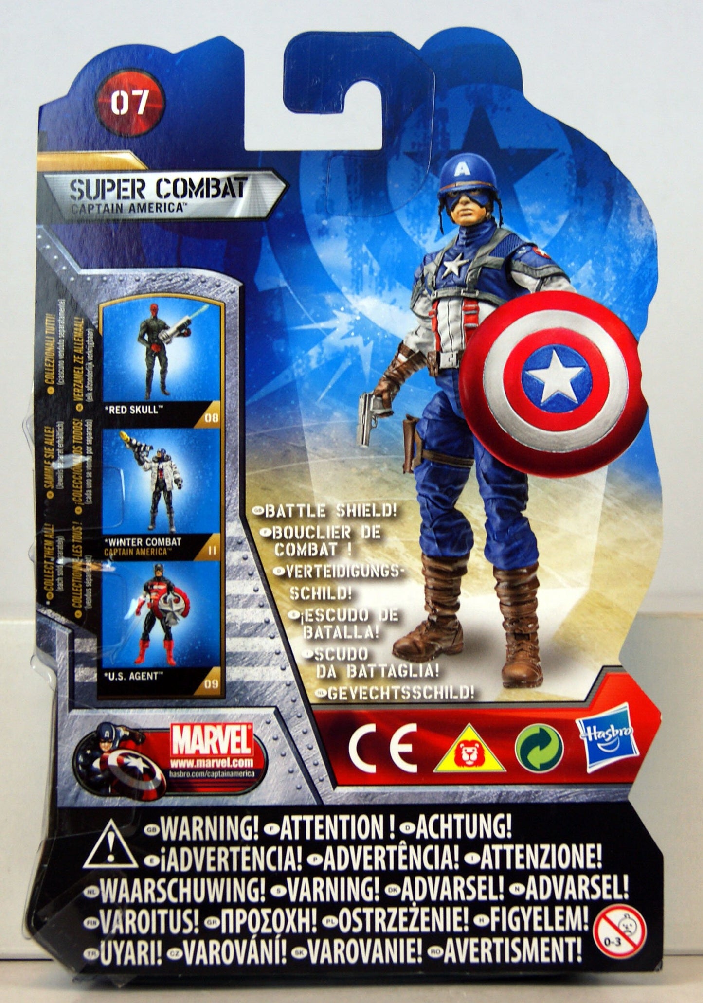 Hasbro Captain America Movie 4 Inch Series 2 Action Figure Super Combat Captain America Final Mission