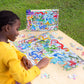 eeBoo Love of Dragons 100 Piece Children's Puzzle, 24" x16"