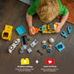 LEGO DUPLO Town 3 in 1 Construction Vehicles Toys for Toddlers - Learning & Pretend Play Set for Boys & Girls, Ages 2+ - Building Blocks for Fine