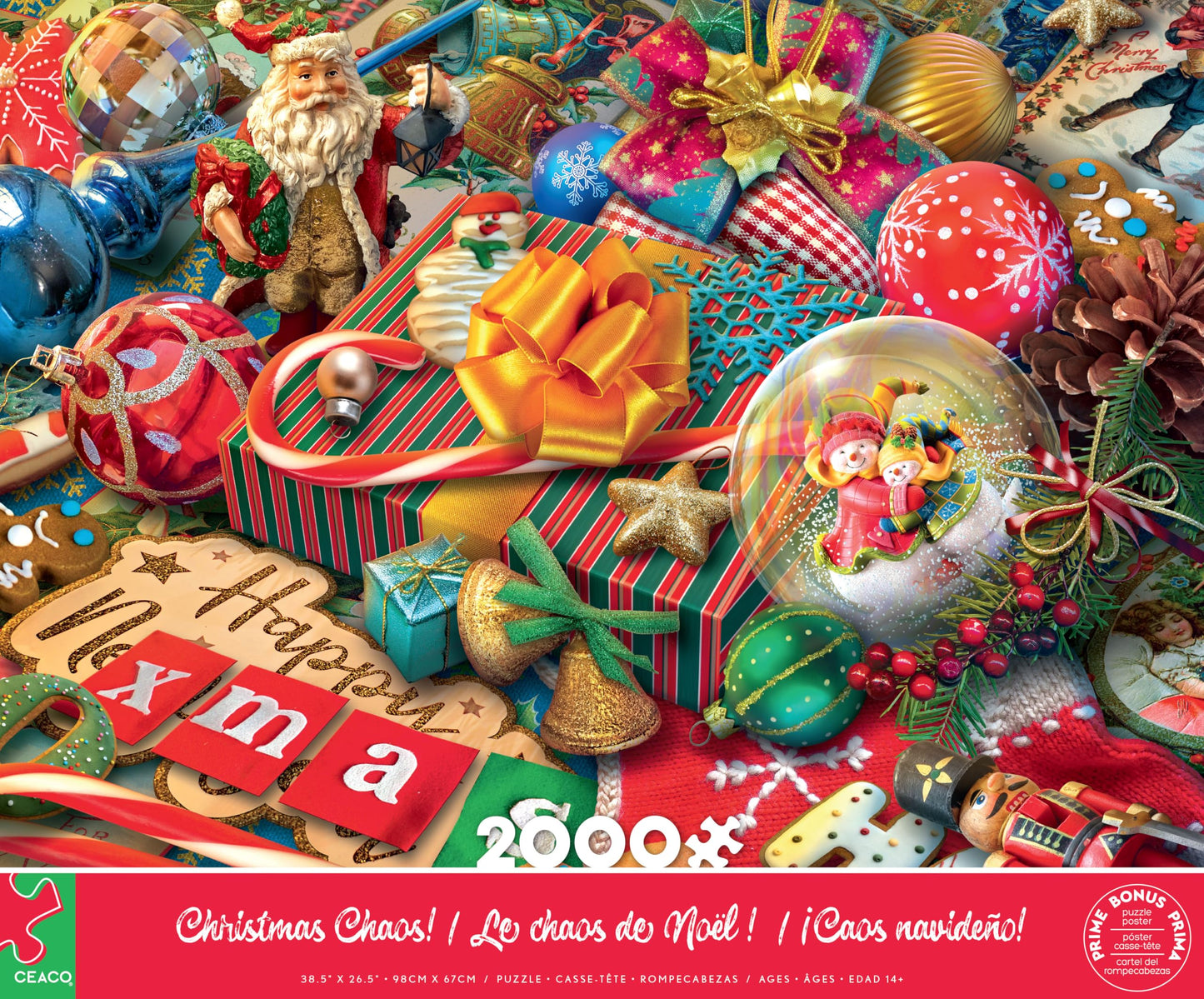 Ceaco - Christmas Chaos - 2000 Piece Jigsaw Puzzle for Adults