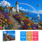 Ocean Lighthouse Puzzles for Adults 500 Pieces, Letter on The Back