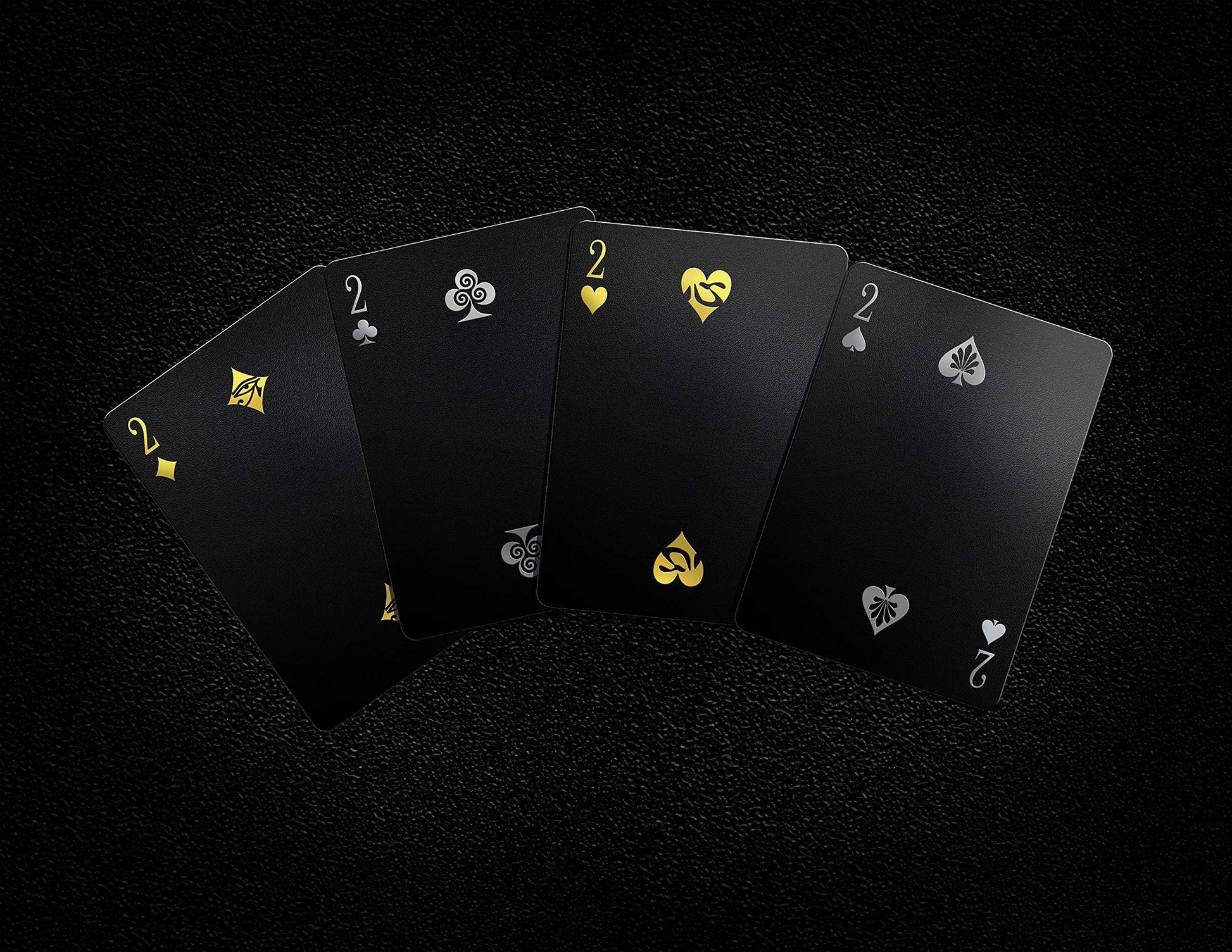 Mythical Creatures Playing Cards - Black, Silver & Gold Edition | Waterproof PVC | Greek, Norse, Egyptian, East Asian Designs | Custom Hand-Drawn Art