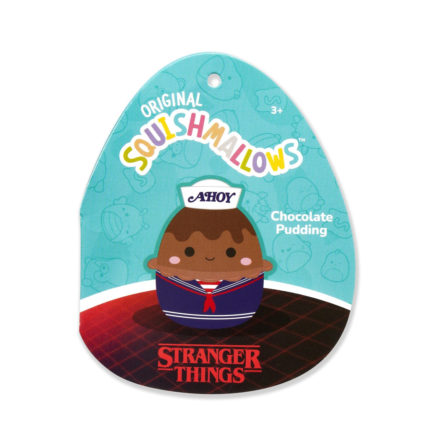 Squishmallows Original “Stranger Things” 3.5-Inch Chocolate Pudding + USS Butterscotch 2-Pack - Official Jazwares Plush (Clips)