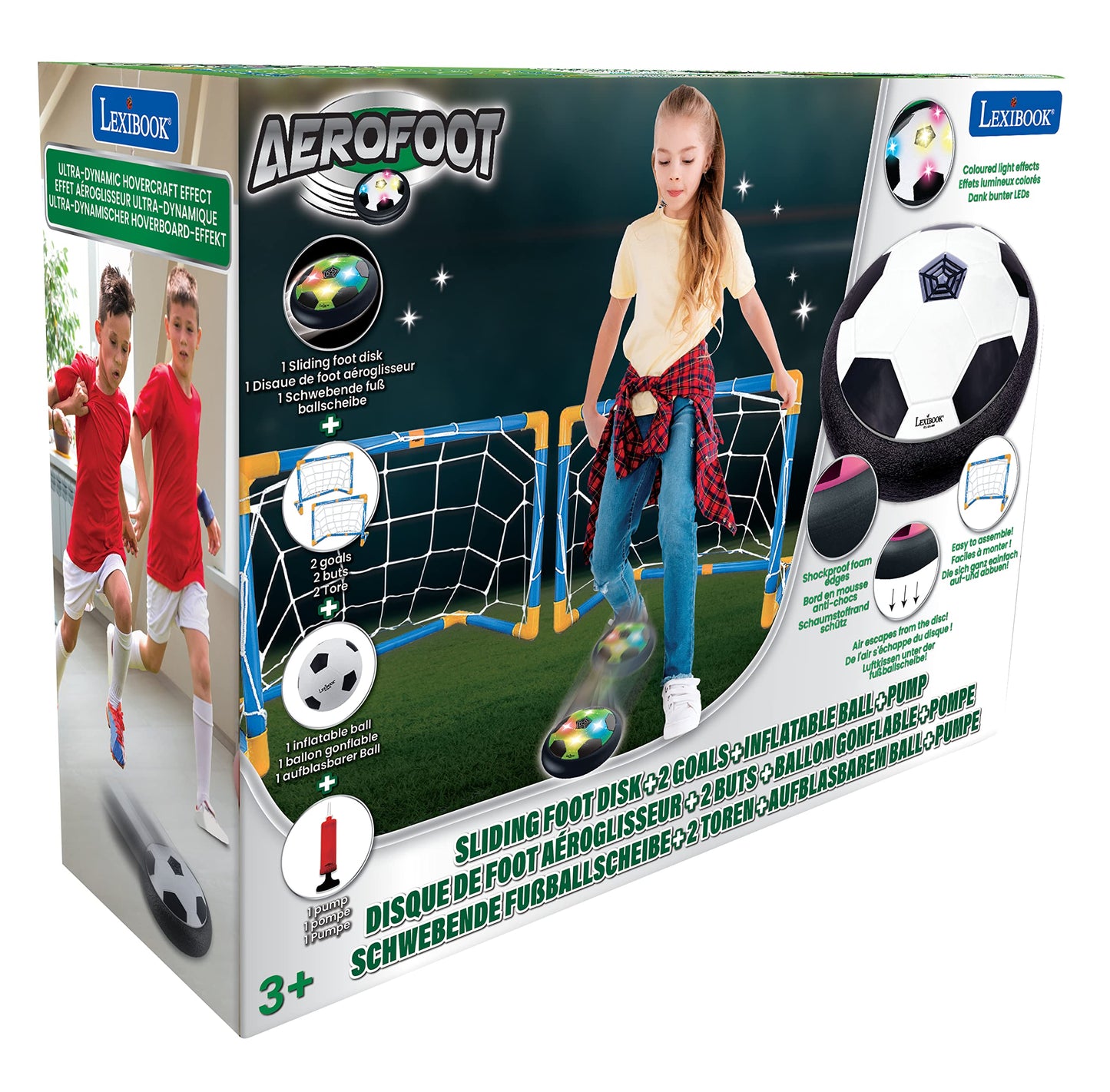Lexibook, Aerofoot Hover Soccer Disc Set, JG981