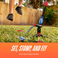 NERF Kids Toy Rocket Launcher - Rip Rocket Jump Rockets + Launcher - Boys + Girls Toy Stomp Pad + Missiles Set