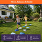 Special Supplies 10 Stepping Stones for Kids Indoor and Outdoor Balance Blocks Promote Coordination, Balance Strength Child Safe Rubber, Non-Slip