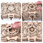 Varbertos 3D Wooden Puzzle Mechanical Treasure Box, Wood Creative Assembly Model Building Kits to Build for Adults and Teens, DIY Wooden Puzzle