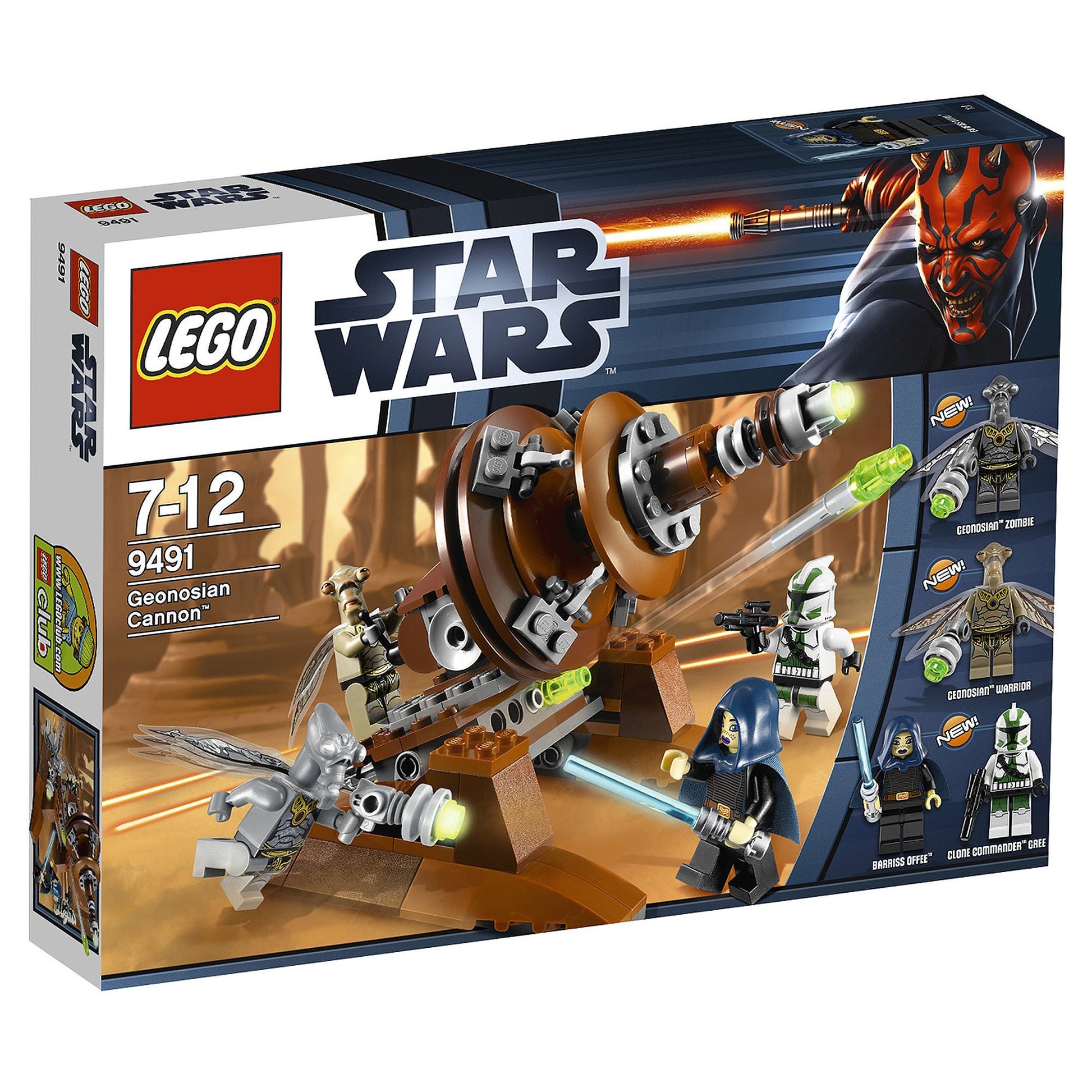 LEGO Star Wars Geonosian Cannon 9491