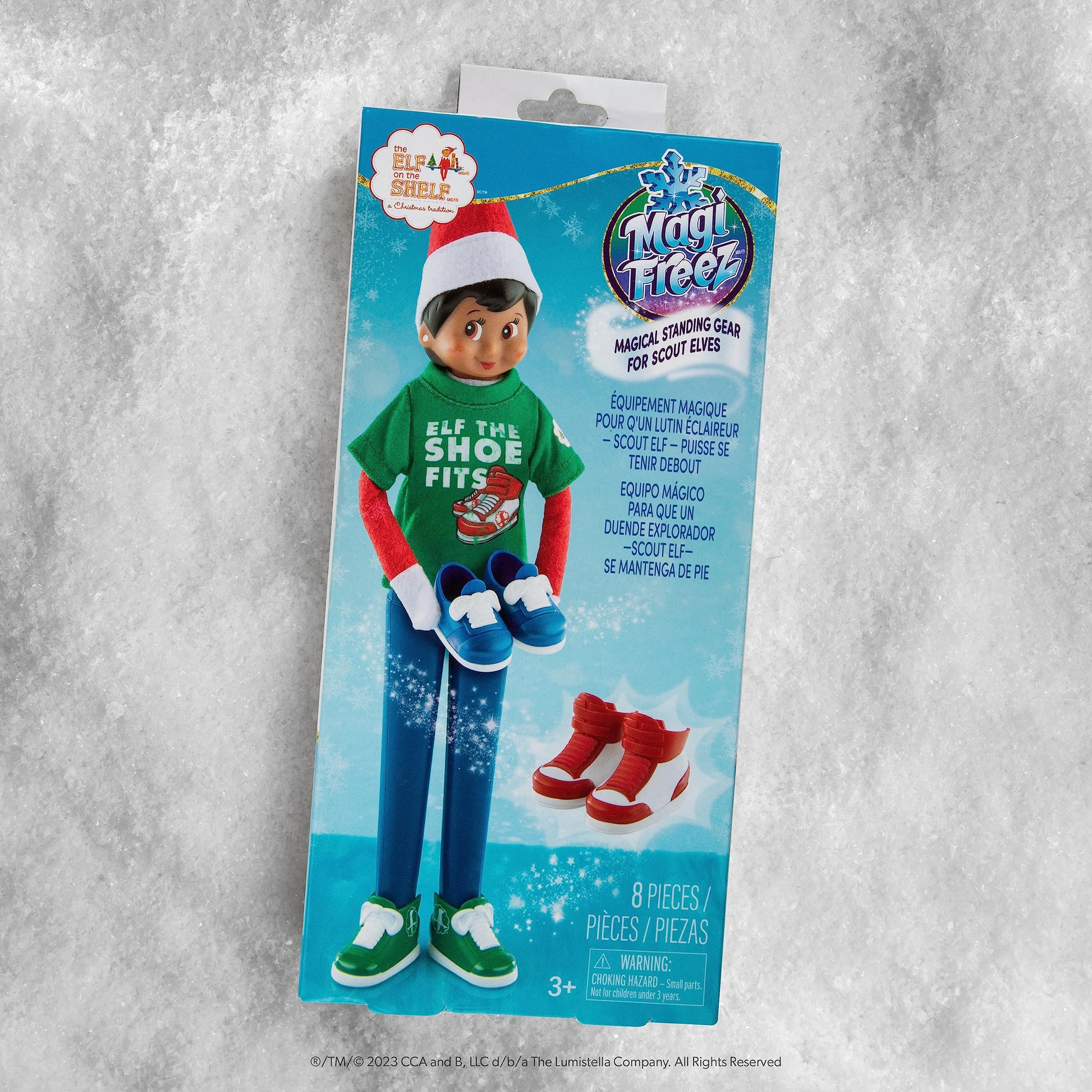 The Elf on the Shelf MagiFreez® Cool Kicks Sneaker Trio-Mix and Match Sneaker Accessory Pack for Your Scout Elf - Scout Elf Not Included