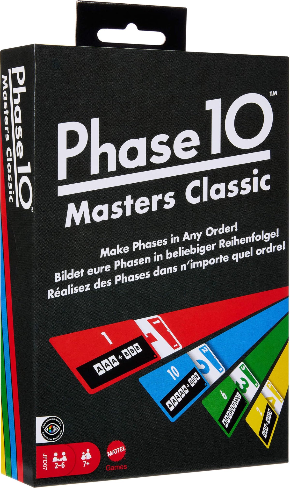 Mattel Games Phase 10 Masters Classic Card Game for Ages 7+