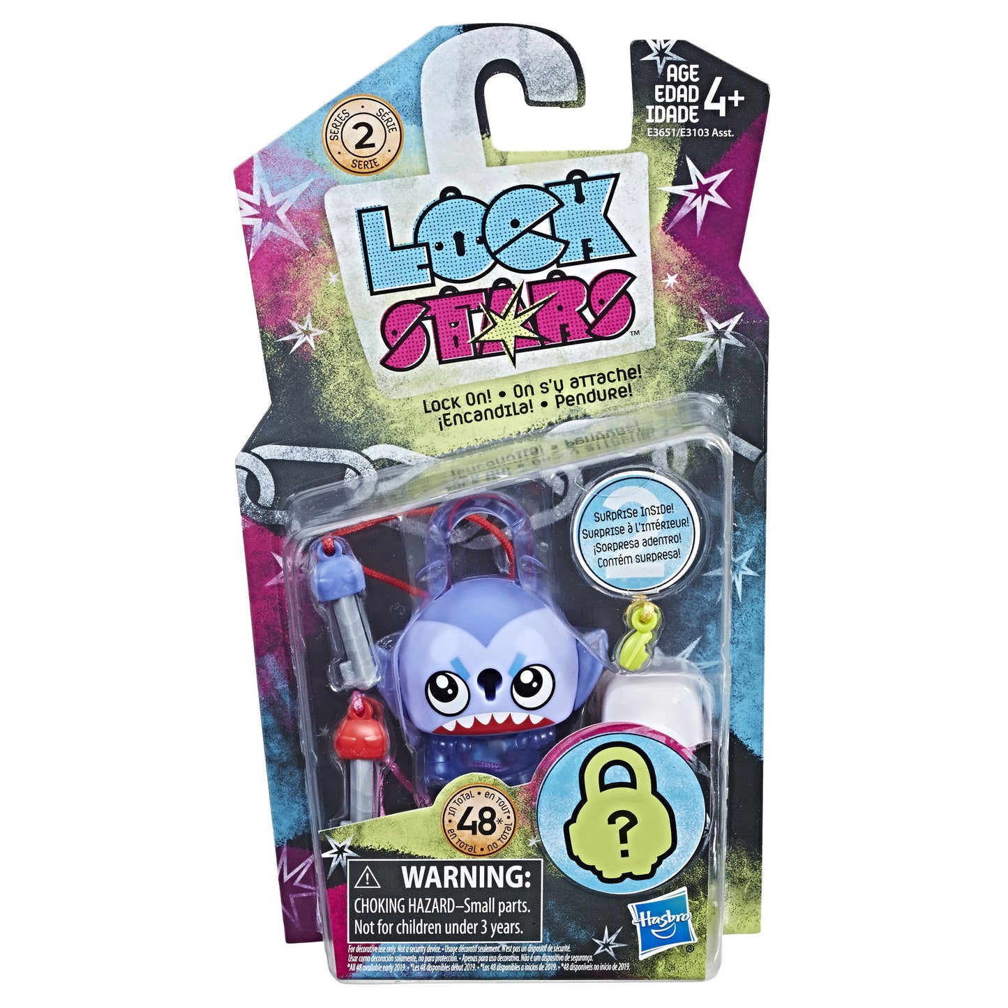 Hasbro Lock Stars Blue Shark Fish