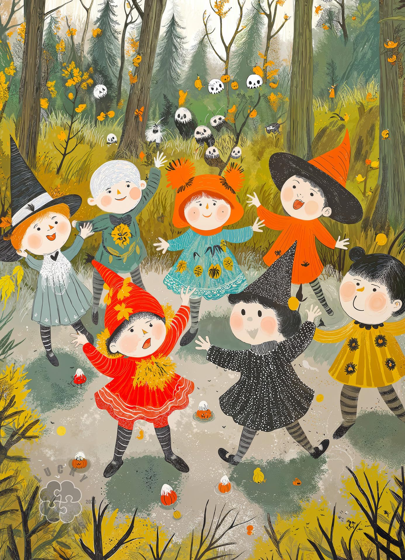Lucky Puzzles | Jigsaw Puzzles for Adults | The Mystical Halloween Ball