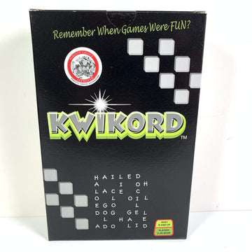 Kwikord (Kwik Word) (2008) NEW ! Published By Nudnik Games