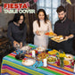 4E's Novelty Fiesta Plastic Tablecloth 4 Pack 54x108 Disposable Table Cover for Cinco De Mayo Party Supplies, Mexican Theme Kids Birthday, Taco