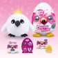 Pets Alive Chirpy Birds (White Cockatoo) by ZURU, Electronic Pet that Speaks, Giant Surprise Egg, Stickers, Comb, Fluffy Clay, Bird Animal Plush for