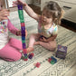 Crayola Glitter Magnetic PIP Cubes, Mini Magnetic Blocks Playset, STEM & Montessori Building & Educational Toys for Kids, Travel Toys for Boys