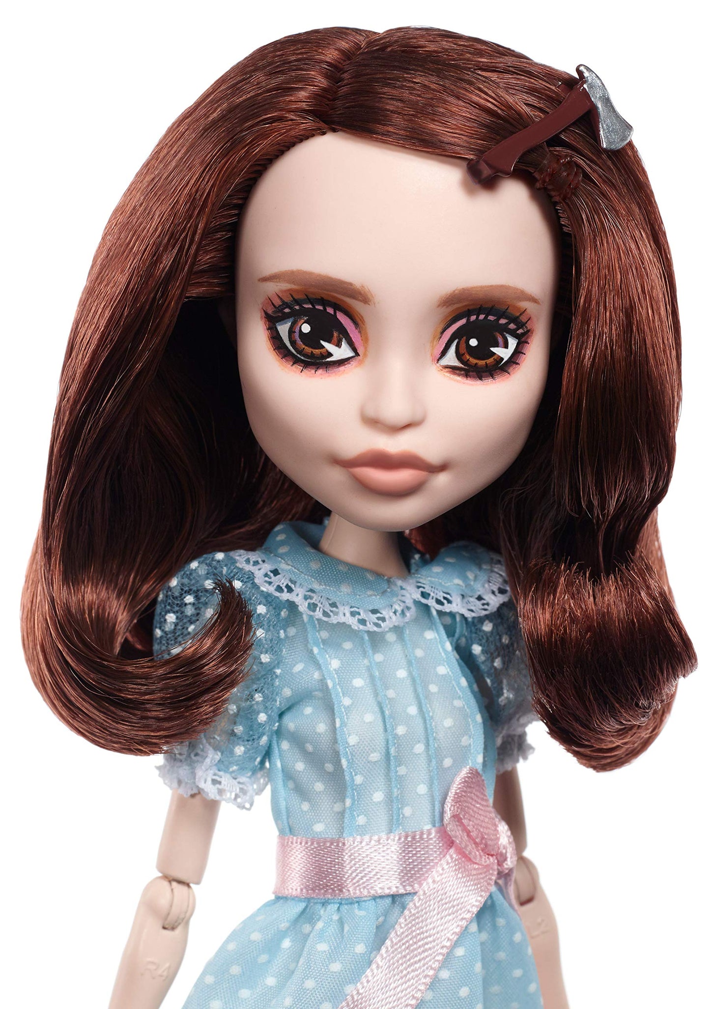 The Shining Grady Twins Collector Doll 2-Pack, 2 Collectible Dolls (10-inch) in Fashions and Film-Inspired Accessories, with Doll Stands