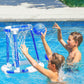 GoSports Splash Hoop 360 Floating Pool Basketball Game Includes Hoop, 2 Balls and Pump