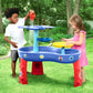Spidey and His Amazing Friends Water Table by Delta Children | 3-Tier Activity Water Play Table with 11-Piece Toy Set | Water Sensory Table + Beach