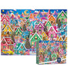 Antelope Puzzle Christmas Jigsaw Puzzle 1000 Pieces for Adults - Gingerbread Village Holiday Winter Scene, Relaxing Festive Puzzle Gift for Adults