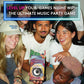 Jumbo Hitster - Guilty Pleasures, Fun Music Quiz Card Game, 2-10 Players - 300 Plus Guilty Pleasure Music Hits - Great for Adult and Family Game